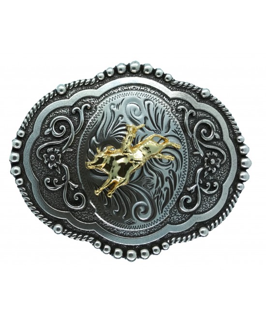Belt Buckle - Rodeo Silver