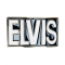 Belt Buckle - Elvis Black Rectangle