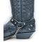 Boot Straps - Conical Stud Black - Thick