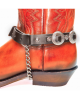 Boot Straps - Concho Brown Leather