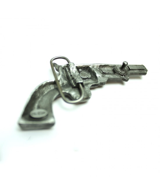 Belt Buckle - Gun revolver
