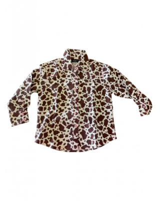 CC - Cow Print Toddler Girl Shirt