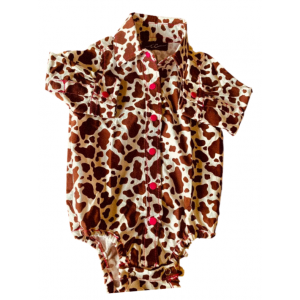 CC - Girls Cowbaby Romper CC - Girls Cowbaby Romper
