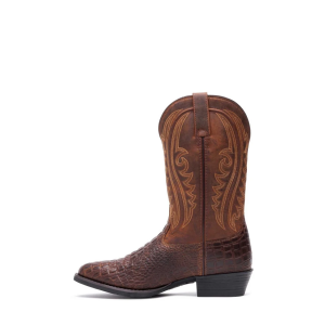 Durango - Men's Shyloh Brown Western Boots - Cigar Croco / Trail Brown Durango - Men's Shyloh Brown Western Boots - Cigar Croco / Trail Brown