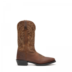 Durango - Men's Shyloh Brown Western Boots - Cigar Croco / Trail Brown Durango - Men's Shyloh Brown Western Boots - Cigar Croco / Trail Brown