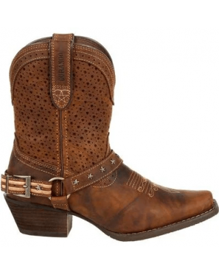 Durango - Crush™ Women's Brown Ventilated Ankle Western Boot