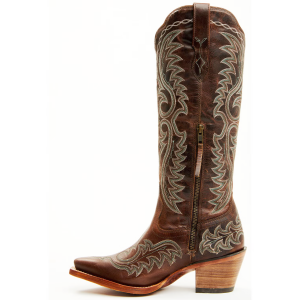 Durango - Crush™ Tall Women's Tan and Turquoise Western Boot