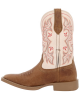Durango - Ladies Westward™ Embroidered Brown & Cream Western Boot Durango - Ladies Westward™ Embroidered Brown & Cream Western Boot