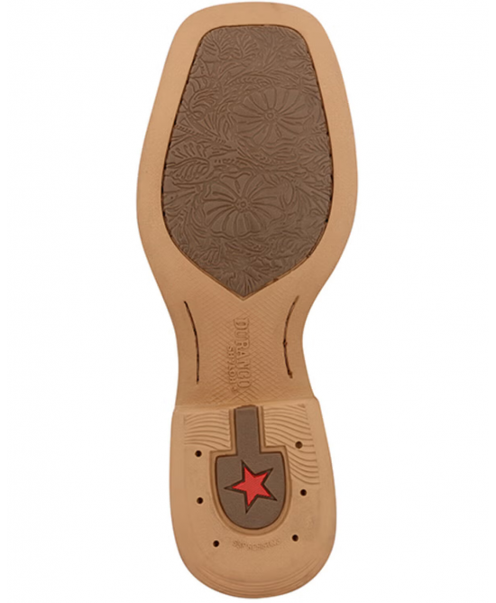 Durango - Ladies Westward™ Embroidered Brown & Cream Western Boot Durango - Ladies Westward™ Embroidered Brown & Cream Western Boot