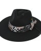 Rocker Fedora Hat Black Rocker Fedora Hat Black