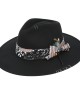 Rocker Fedora Hat Black Rocker Fedora Hat Black