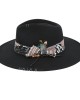 Rocker Fedora Hat Black Rocker Fedora Hat Black