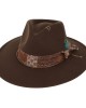 Rocker Fedora Hat Brown Rocker Fedora Hat Brown