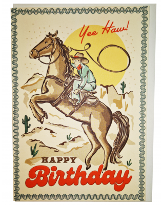 Birthday Card - Cowboy 