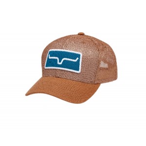 Trucker Hat - Kimes Ranch All Mesh Brown Trucker Hat - Kimes Ranch All Mesh Brown