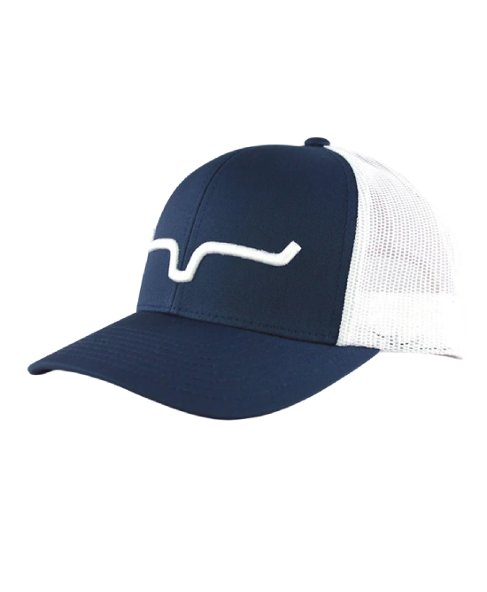 Trucker Hat - Kimes Ranch Weekly Navy/White Trucker Hat - Kimes Ranch Weekly Navy/White