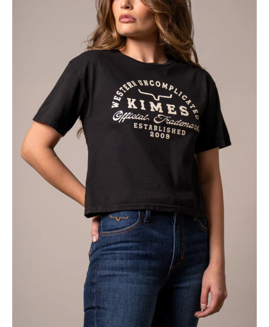 Kimes Ranch - Heavy Text Black Women's T-shirt