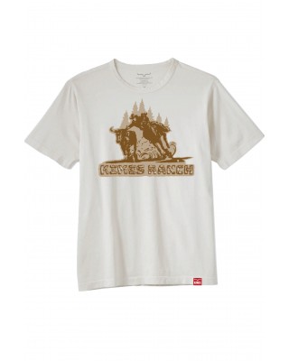 Kimes Ranch - Lucky B Bull Dogger White Women's T-shirt