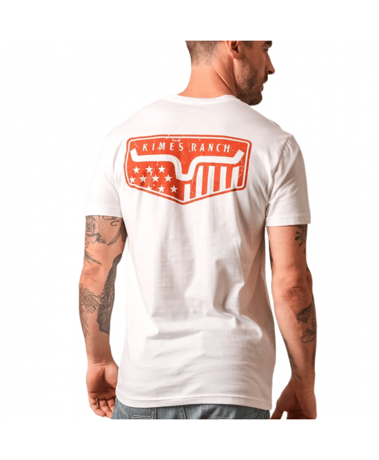 Kimes Ranch - Spangled Men's T-shirt White