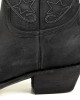 Mayura 2374 Lavado Negro Cowboy Ankle Boots