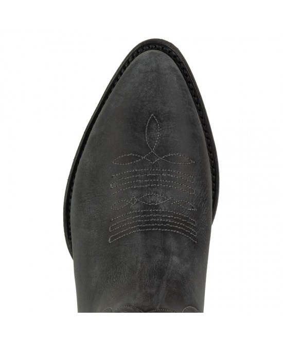 Mayura 2374 Lavado Negro Cowboy Ankle Boots