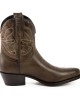 Mayura 2374 Dark Brown Ladies Cowboy Ankle Boots