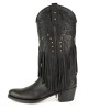 Mayura 2475 Fado Negro Fringes Ladies Cowgirl Boot