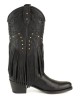 Mayura 2475 Fado Negro Fringes Ladies Cowgirl Boot
