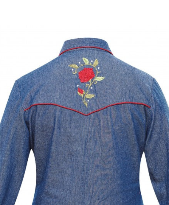Ranger's - 060DA01 Denim Women's Western Shirt Ranger's - 060DA01 Denim Women's Western Shirt