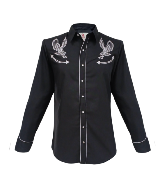 Ranger's - 245CA01 Black Men's Western Shirt Ranger's - 245CA01 Black Men's Western Shirt