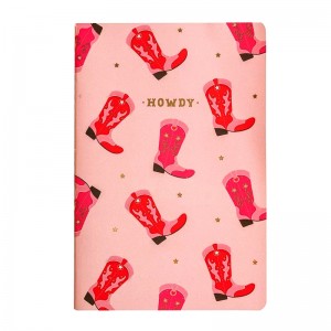 Howdy Cowboy Boot A5 Notebook