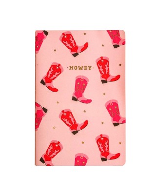 Howdy Cowboy Boot A5 Notebook