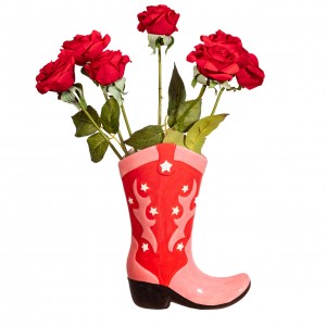 Cowboy Boot Vase Cowboy Boot Vase