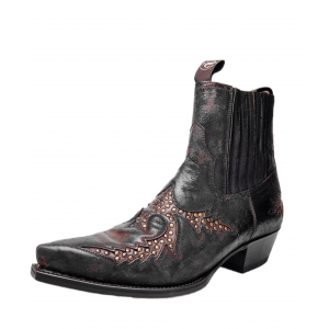 Sendra - 18511 - Brown Studded Ankle Boot