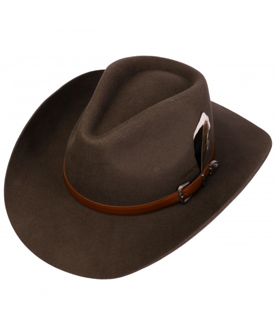 Wool Hat - Stetson Limington Western Espresso