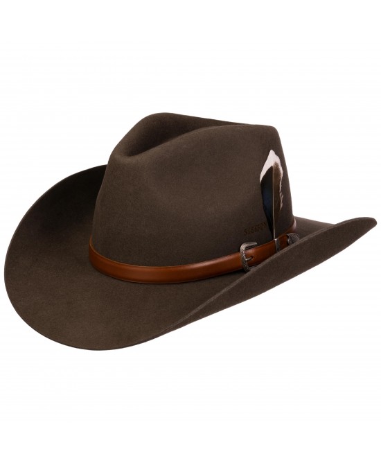 Wool Hat - Stetson Limington Western Espresso Wool Hat - Stetson Limington Western Espresso