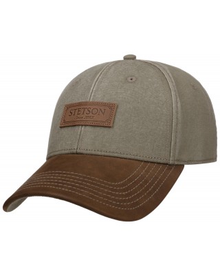 Trucker Hat - Stetson Faux Leather Grey