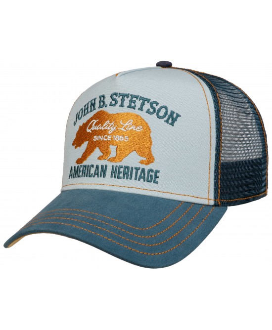 Trucker Hat - Stetson Blue Bear Trucker Hat - Stetson Blue Bear