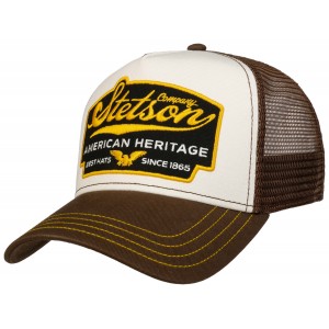 Trucker Hat - Stetson American Heritage Brown Trucker Hat - Stetson American Heritage Brown