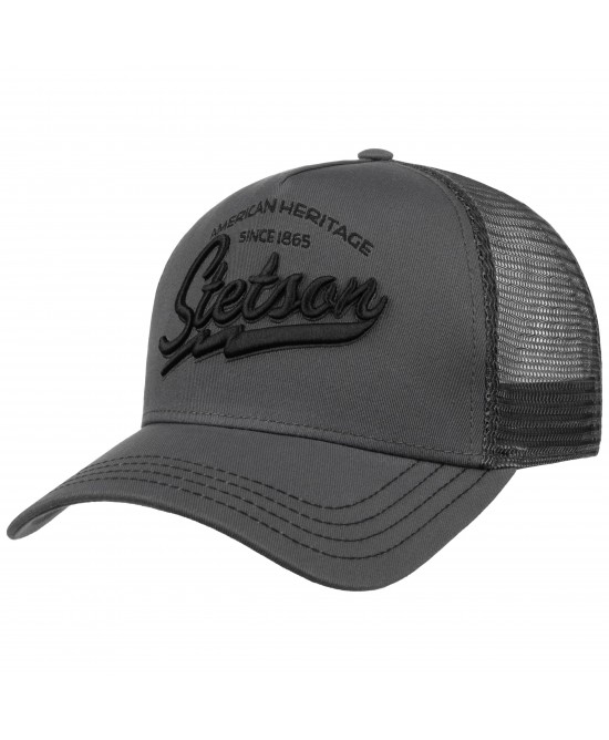 Trucker Hat - Stetson American Heritage Classic Grey