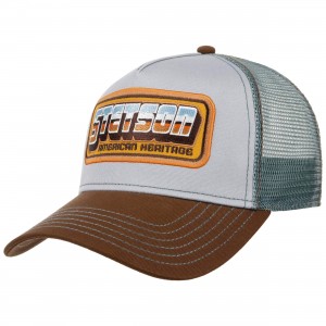 Trucker Hat - Stetson Chrome Brown