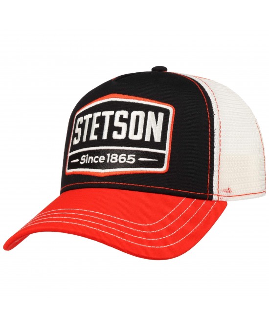 Trucker Hat - Stetson Gasoline Red / Black Trucker Hat - Stetson Gasoline Red / Black