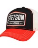 Trucker Hat - Stetson Gasoline Red / Black Trucker Hat - Stetson Gasoline Red / Black