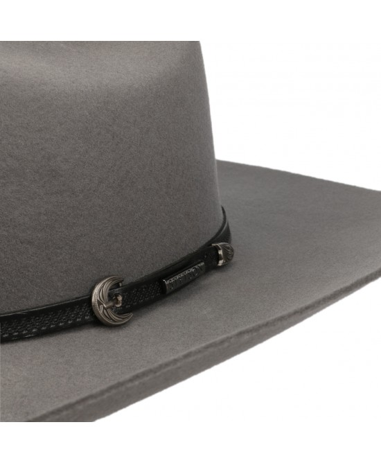 Wool Hat - Stetson Laramie Western Grey Wool Hat - Stetson Laramie Western Grey
