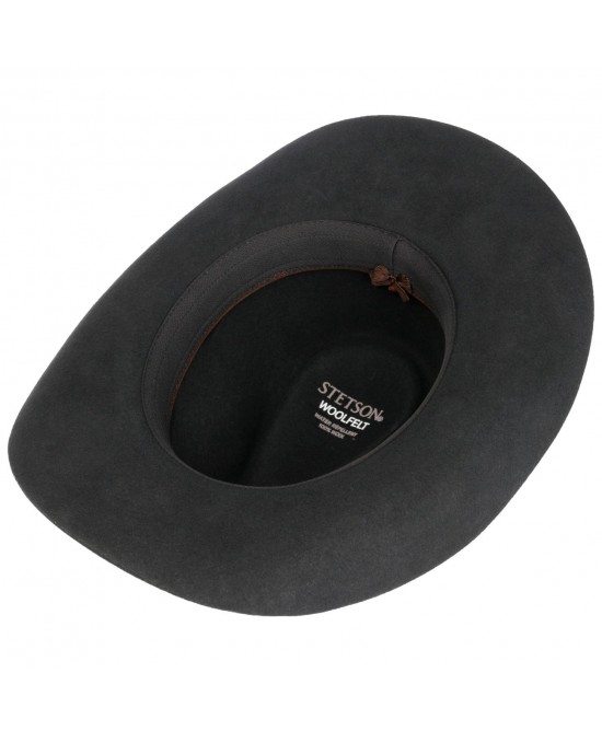Wool Hat - Stetson Limington Western Black Wool Hat - Stetson Limington Western Black