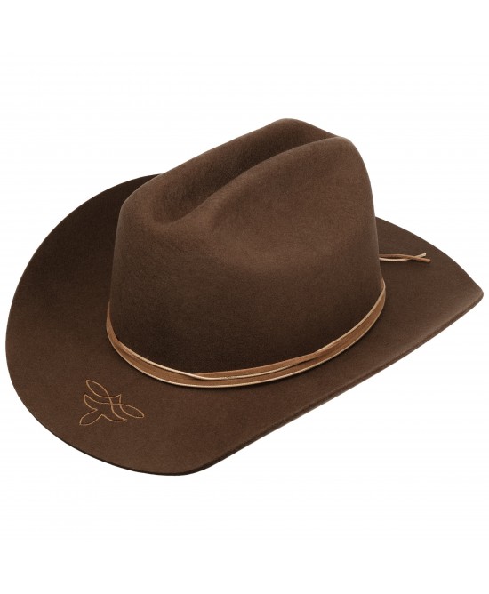 Wool Hat - Stetson Western Woolfelt - Brown