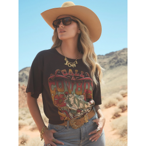 Wrangler - Lainey Wilson Call A Cowboy Oversized T-shirt