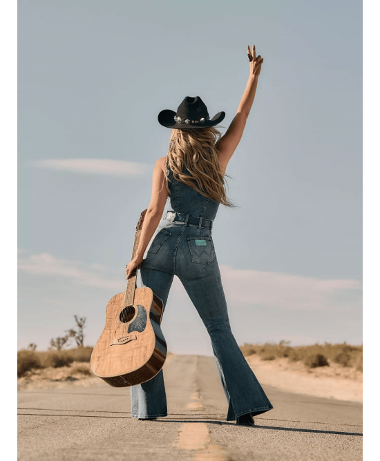 Wrangler - Lainey Wilson Sleeveless Catsuit Bellbottoms Wrangler - Lainey Wilson Sleeveless Catsuit Bellbottoms