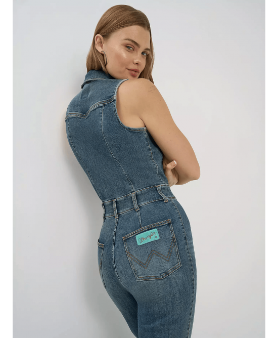 Wrangler - Lainey Wilson Sleeveless Catsuit Bellbottoms Wrangler - Lainey Wilson Sleeveless Catsuit Bellbottoms