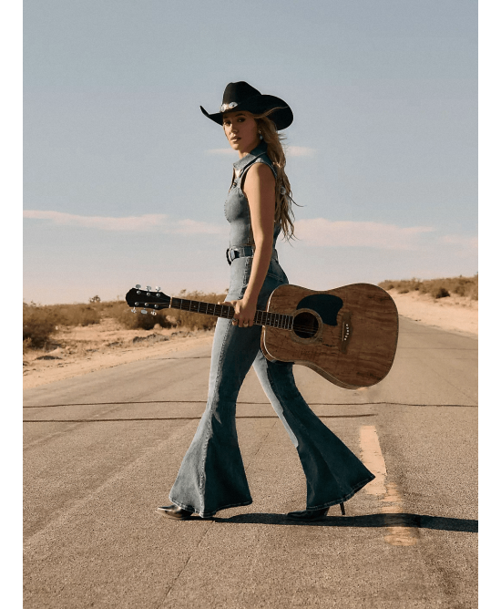 Wrangler - Lainey Wilson Sleeveless Catsuit Bellbottoms Wrangler - Lainey Wilson Sleeveless Catsuit Bellbottoms